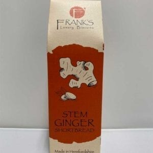 Franks Luxury Biscuits Boxed Stem Ginger Shortbread