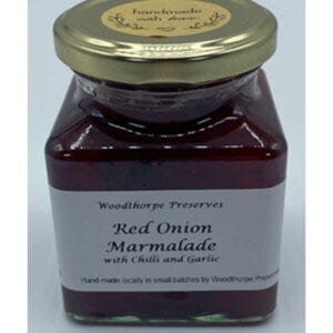 Woodthorpe Preserves Red Onion Marmalade With Chilli & Garlic